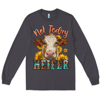 Smoke heifer with sunflowers Long Sleeve Tee - LillyAllenDesigns