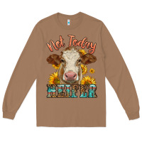 Toasted Coconut heifer with sunflowers Long Sleeve Tee - LillyAllenDesigns