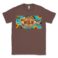 Chestnut western wild and sunflower leopard turquoise cowhide licanse plate Classic Tee - Artiststas