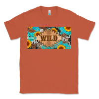 Copper western wild and sunflower leopard turquoise cowhide licanse plate Classic Tee - Artiststas