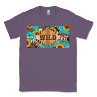 Lavender western wild and sunflower leopard turquoise cowhide licanse plate Classic Tee - Artiststas