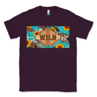 Plum western wild and sunflower leopard turquoise cowhide licanse plate Classic Tee - Artiststas
