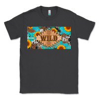Smoke western wild and sunflower leopard turquoise cowhide licanse plate Classic Tee - Artiststas