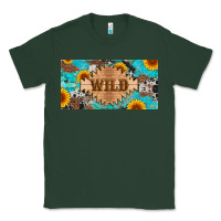 Sports Green western wild and sunflower leopard turquoise cowhide licanse plate Classic Tee - Artiststas