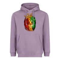 Lavender Juneteenth Lion King Heavyweight Hoodie - LillyAllenDesigns