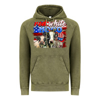 Vintage Olive red white moo Vintage Hoodie - AdoDesignShop