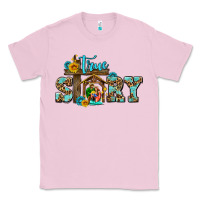 Bubblegum Pink true story jesus and mary wıth god Classic Tee - AdoDesignShop
