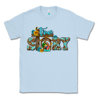 Dusty Blue true story jesus and mary wıth god Classic Tee - AdoDesignShop