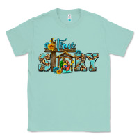 Seafoam true story jesus and mary wıth god Classic Tee - AdoDesignShop