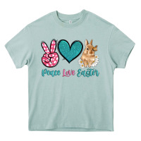 Arona peace love easter with bunny and butterfly Heavy Core Tee - Artiststas