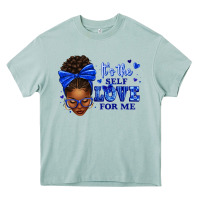 Arona sorority colors it's the self love for me afro wom Heavy Core Tee - texasbilliewilder
