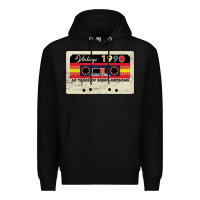Black vintage 1990 60th birthday cassette 30 years old 60 years Premium Hoodie - Bettercallsaul