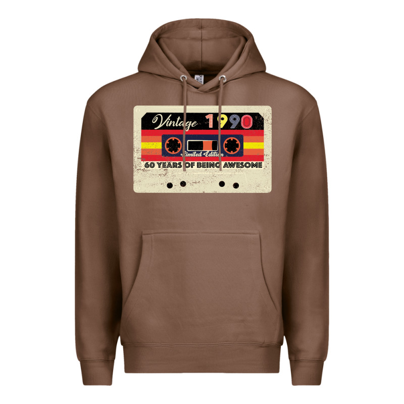 Vintage 1990 60th Birthday Cassette 30 Years Old 60 Years Premium Hoodie by Bettercallsaul | Teevron