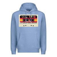 Colony Blue vintage 1990 60th birthday cassette 30 years old 60 years Premium Hoodie - Bettercallsaul
