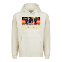 Oatmeal Heather vintage 1990 60th birthday cassette 30 years old 60 years Premium Hoodie - Bettercallsaul