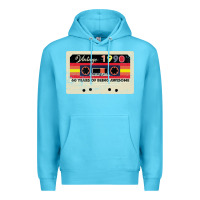 Ocean Blue vintage 1990 60th birthday cassette 30 years old 60 years Premium Hoodie - Bettercallsaul