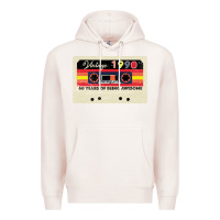 Pale Pink vintage 1990 60th birthday cassette 30 years old 60 years Premium Hoodie - Bettercallsaul