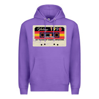 Purple vintage 1990 60th birthday cassette 30 years old 60 years Premium Hoodie - Bettercallsaul