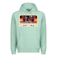 Seafoam vintage 1990 60th birthday cassette 30 years old 60 years Premium Hoodie - Bettercallsaul