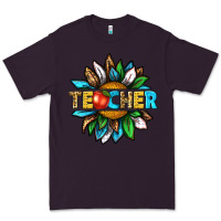 Plum teacher sunflower tbw Premium Tee - texasbilliewilder