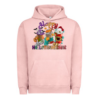 Pigment Salmon hallothanksmas coffee cups Urban Hoodie - CowGirlArtShop