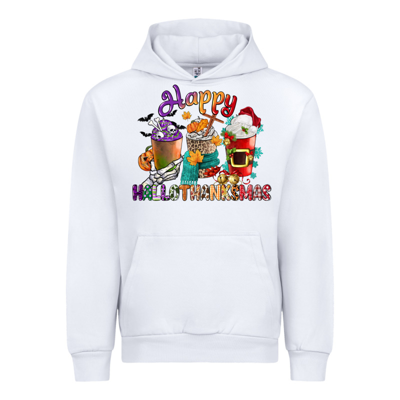 Hallothanksmas Coffee Cups Urban Hoodie by CowGirlArtShop | Teevron
