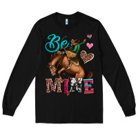 Black be mine cowboy rodeo valentines day Long Sleeve Tee - Jasminsmagicworld