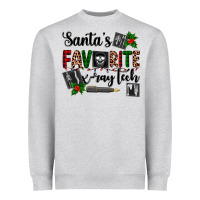 Heather Grey santa's favorite x ray tech Heavyweight Sweatshirt - AdoDesignShop