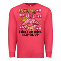 Cardinal birthday queen i dont get older i level up Premium Sweatshirt - Artiststas