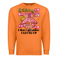 Carrot birthday queen i dont get older i level up Premium Sweatshirt - Artiststas