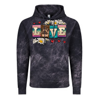 Cloud Black love dog Vintage Hoodie - AdoDesignShop