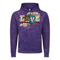 Cloud Purple love dog Vintage Hoodie - AdoDesignShop