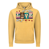Vintage Mustard love dog Vintage Hoodie - AdoDesignShop
