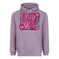 Lavender Love leopard frame Heavyweight Hoodie - LillyAllenDesigns