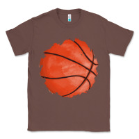 Chestnut basketball patch Classic Tee - AdoDesignShop