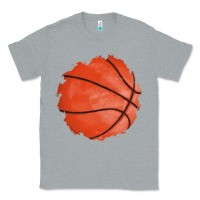 Heather Grey basketball patch Classic Tee - AdoDesignShop