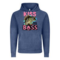 Vintage Denim kiss my bass Vintage Hoodie - JahusDesignShop