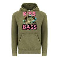 Vintage Olive kiss my bass Vintage Hoodie - JahusDesignShop