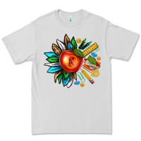 Dove Grey teacher sunflower Premium Tee - texasbilliewilder