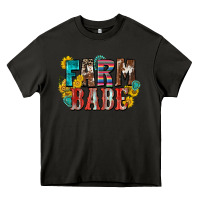Asphalt farm babe Heavy Core Tee - Zillion Design Studio