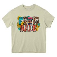 Mossy farm babe Heavy Core Tee - Zillion Design Studio
