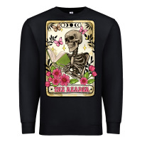 Black the reader tarot card Premium Sweatshirt - Artiststas