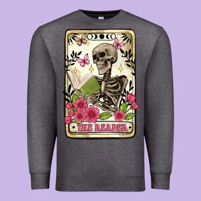 The Reader Tarot Card Premium Sweatshirt Designed By Artiststas