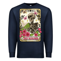 Navy the reader tarot card Premium Sweatshirt - Artiststas