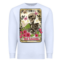 White the reader tarot card Premium Sweatshirt - Artiststas