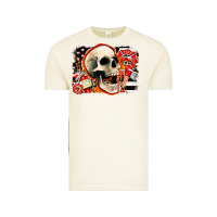 Vintage Arctic firefighter skull Vintage Tee - AdoDesignShop