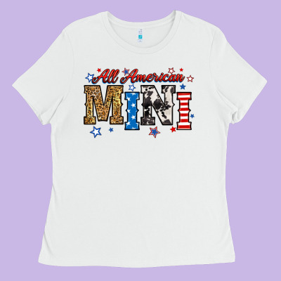 Ladies Tee all american mini