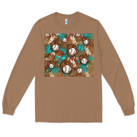 Toasted Coconut baseball turquoise gemstones western patterns Long Sleeve Tee - BarkalooDesign