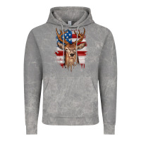 Cloud Rock deer american flag Vintage Hoodie - JahusDesignShop