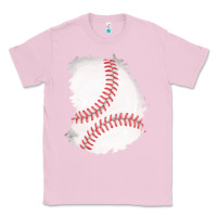 Bubblegum Pink baseball patch Classic Tee - AdoDesignShop